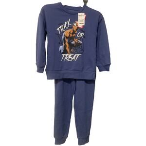 Spider-Man Boys Halloween Sweatshirt and Pant Set, 2-Piece, Size 7 New